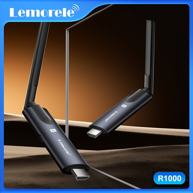 Lemorele Wireless Hdmi Transmitter และตัวรับสัญญาณไร้สาย Hdmi Extender อะแดปเตอร์แสดงผลไร้สาย