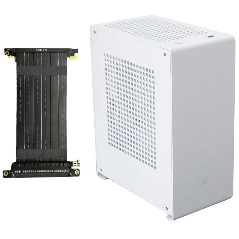 ZZAW A1P PC Desktop Mini Slim แบบพกพา ITX คอมพิวเตอร์สนับสนุน FLEX-1U แหล่งจ่ายไฟ ITX เมนบอร์ดอลูมิเ
