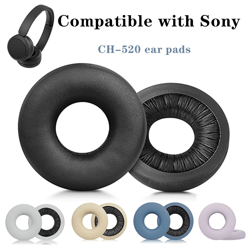 Sony WH-CH520N แผ่นรองหูฟังเปลี่ยนหูฟังเหมาะสําหรับ Sony WH-CH500N, WH-CH510N และ WH-CH520N แผ่นรองห