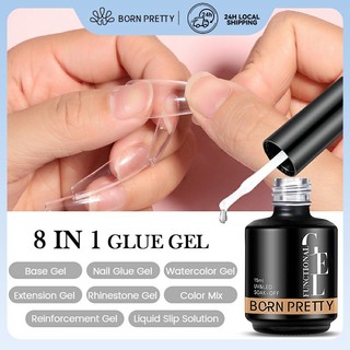 BORN PRETTY 8-in-1 Blooming Nail Glue & Strengthener Gel for Art