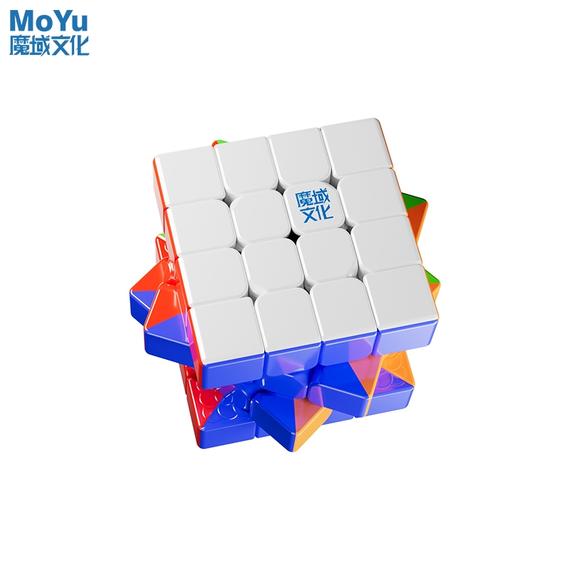 MOYU Aosu V7 4x4 Speed Cube Ball Magnetic Cube Single Dual Triple UV Cube Aosu WRM V7 Professional Fidget ของเล่นปริศนาของเล่น (Stickerless)