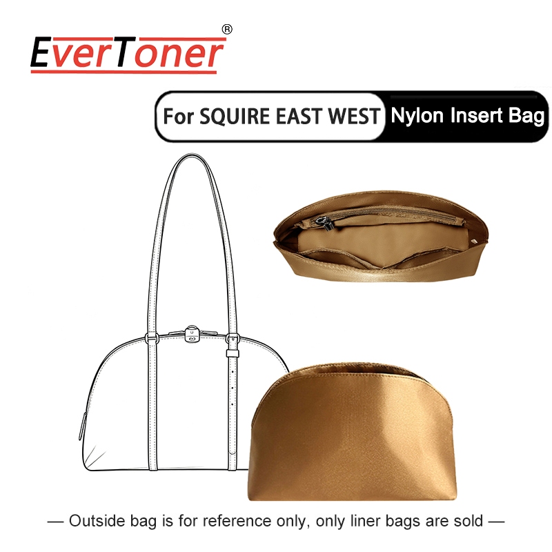 EverToner ปกป้องภายในกระเป๋าแบบไนลอนสำหรับ SQUIRE EAST WEST/Squire ขนาดเล็ก ทำให้กระเป๋าของคุณเรียบร