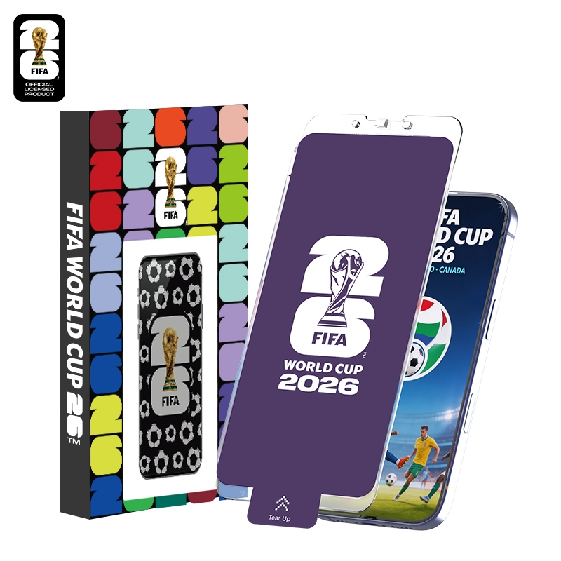 [100% ORI]FIFA F26T01 Screen Protector ฟิล์มกระจก ฟิล์มด้าน+กันมอง สำหรับ IPhone 17 16 15 14 13 Pro Max Plus