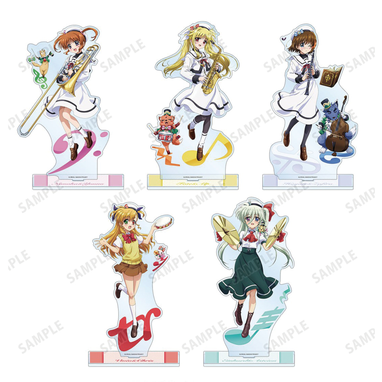 Magical Girl Lyrical Nanoha อะคริลิค, Nanoha/Fate/Hayate/Vivio/Lindy, Multi Design Desk Decor