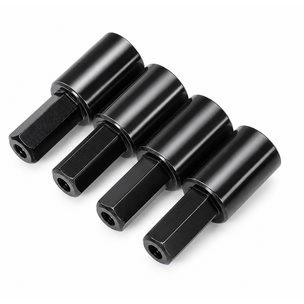 KOShobby RC ล้อ Hub Hex Extender - 5 มม.ถึง 5 มม. (กว้าง 30 มม.) สําหรับ MN, WPL, Feiyue, JJRC & More MN82 MN82PRO MN82S C64-1