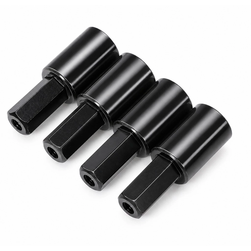 KOShobby RC ล้อ Hub Hex Extender - 5 มม.ถึง 5 มม. (กว้าง 30 มม.) สําหรับ MN, WPL, Feiyue, JJRC & More MN82 MN82PRO MN82S C64-1