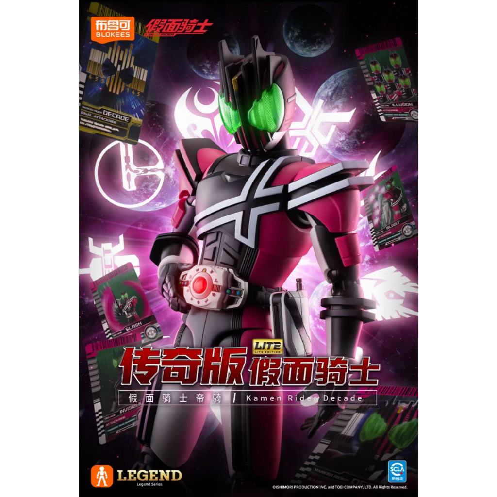 ▲ก.ค.▲ ของแท้ Bruco Building Blokees - Bloks Legend Edition Vol.02 Kamen Rider Decade