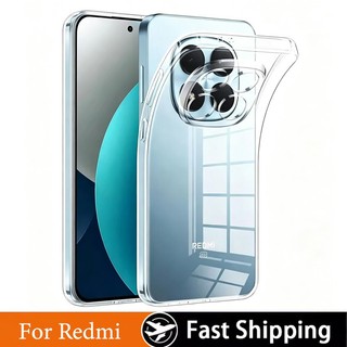 เคสใสกันกระแทก TPU Redmi Note 15 14 13 12 12s 11 11T 11s Pro China Plus 4G 5G 2026