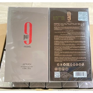 9PM Rebel EDP By Afnan 100ml (สีแดง) แท้