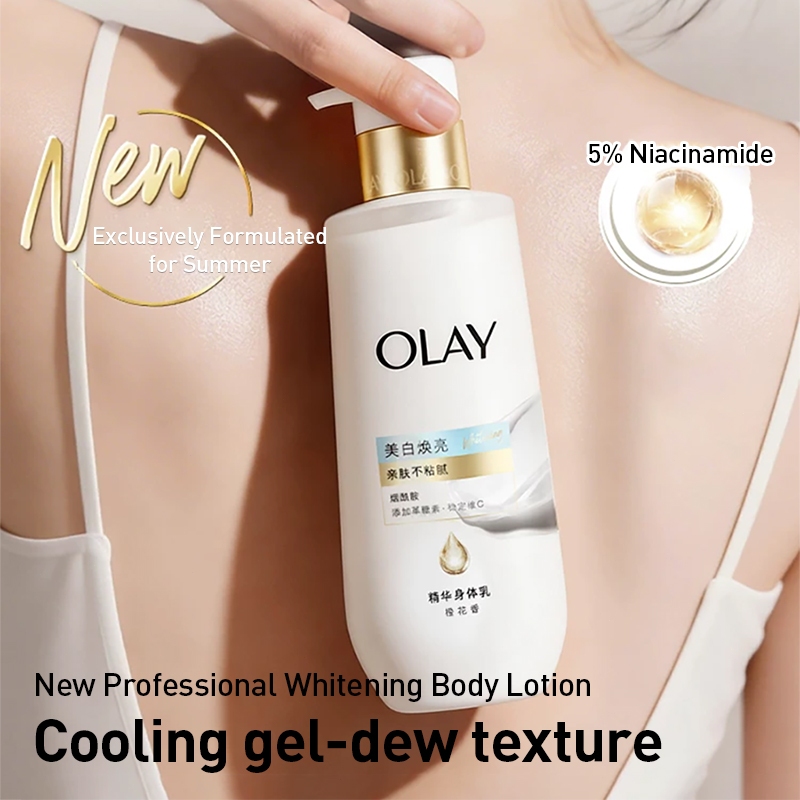 OLAY Body Lotion Summer Formulation Cool Gel Non-Sticky 5% Niacinamide for Brightening 260g