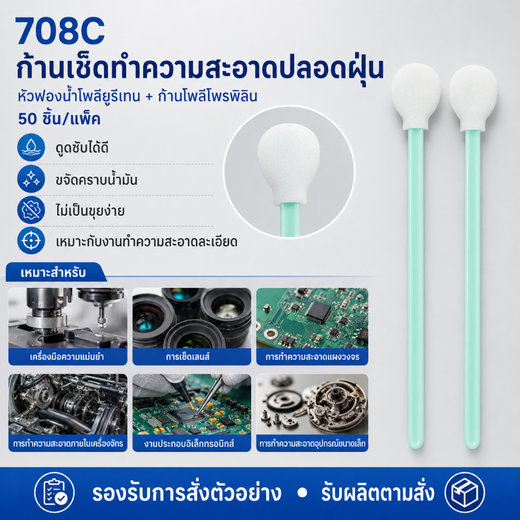 [GOY] 100PCS เครื่องมือทําความสะอาดฝุ่นฟรีผ้า Swabs สําลี Inkjet Head Wipes และหน้าจอทําความสะอาด Stis สําหรับเครื่องพิมพ์ TH