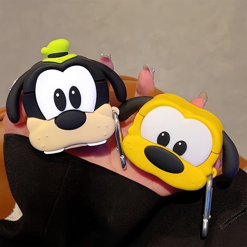 Goofy Bruto สําหรับ AirPods Pro 2/Pro 3rd Generation หูฟัง AirPods 3/4th Generation หูฟังไร้สายบลูทูธฝาครอบป้องกันซิลิโคนอ่อนนุ่มการ์ตูนหูฟัง