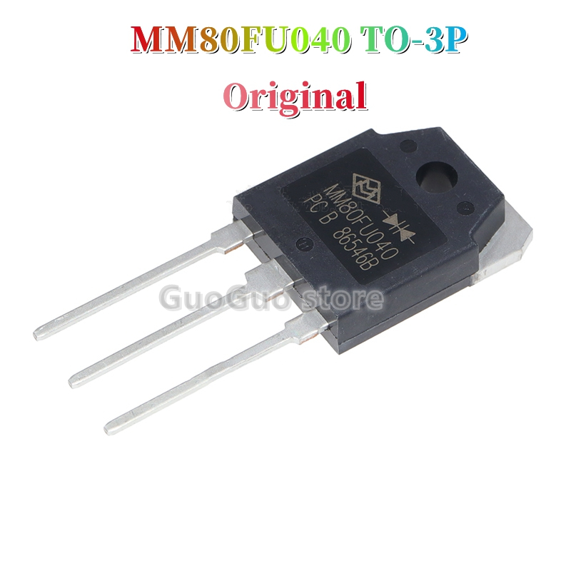 2pcs Original MM80FU040 TO-3P MM80FU040PC 80FU040 TO3P 80A/400V Fast Recovery Rectifier ไดโอดใหม่เดิ