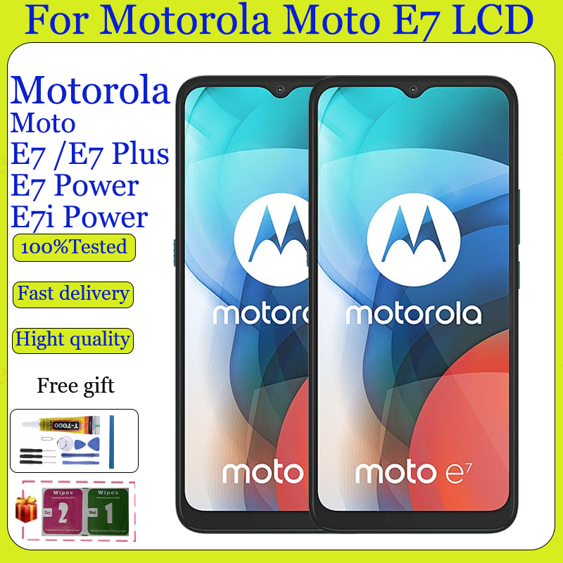 Original สําหรับ Motorola Moto E7/E7 Plus/E7 Power/E7i Power LCD Touch Panel Digitizer Assembly Repl