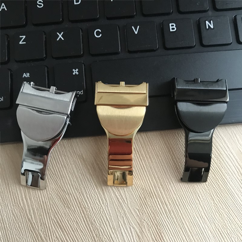 ทดแทน TUDOR TUDOR Cowhide Strap หนังแท้ชาย Original Style TUDOR Water Drop Buckle Butterfly Buckle S