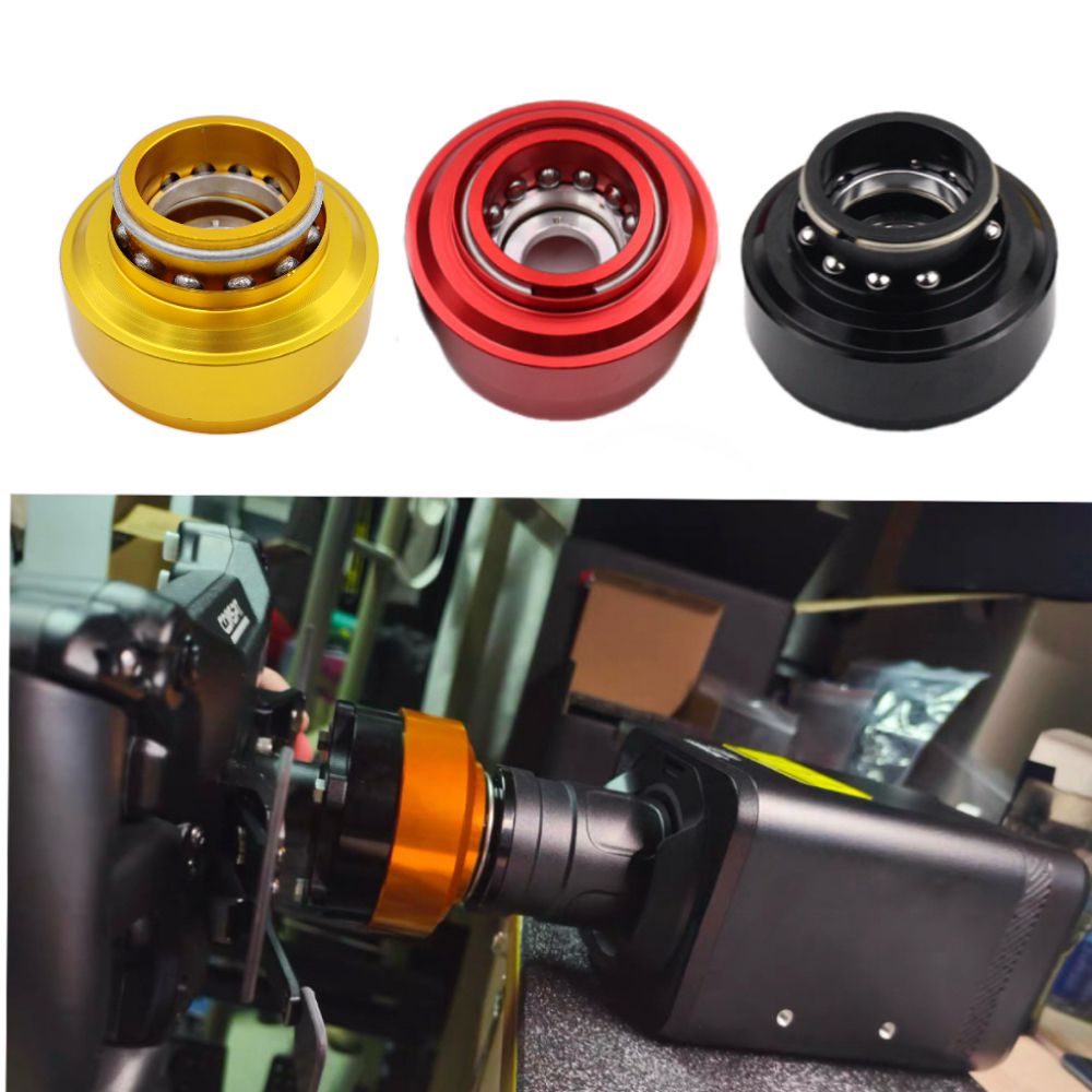 70 มม.6 หลุมสําหรับ MOZA พวงมาลัย Quick Release Racing จําลองเกมพวงมาลัย Hub สําหรับ SIMAGIC M10 A/Mini Euro รถบรรทุก