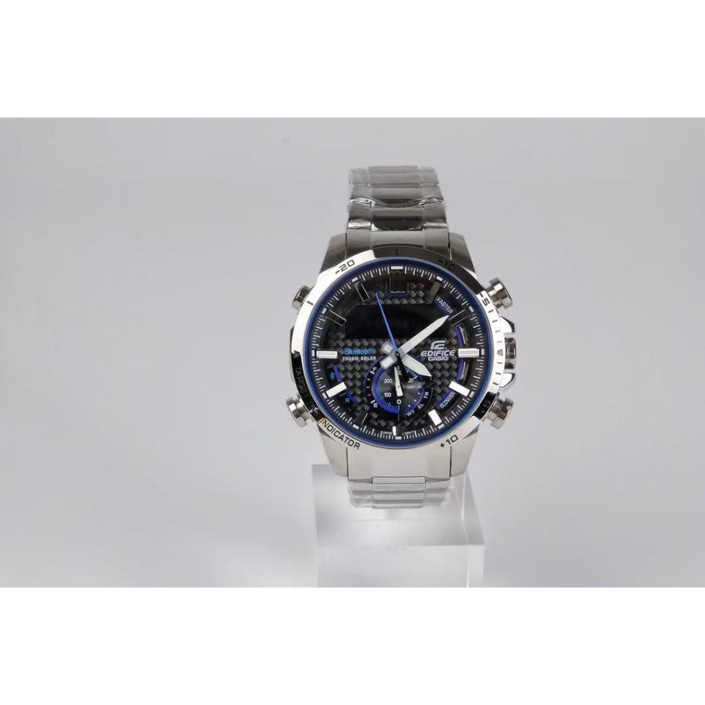 Casio casio casio ecb-800 ชุดนาฬิกาเหล็กนาฬิกาควอตซ์นาฬิกา Casio casio นาฬิกาสายเหล็กเหล็กบริสุทธิ์ 316 เหล็ก