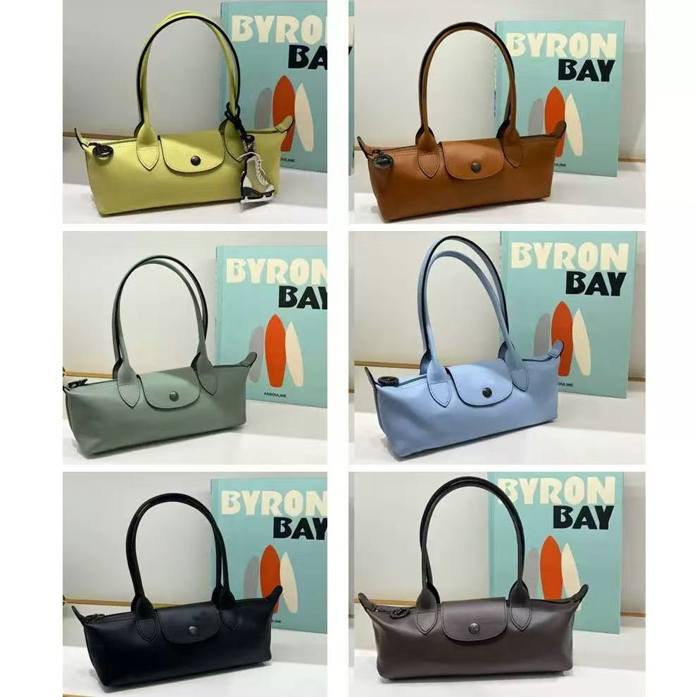 LGC French niche light luxury cross-body bag, กระเป๋าเกี๊ยวแนวนอนระดับไฮเอนด์, กระเป๋าถืออเนกประสงค์ใต้วงแขน