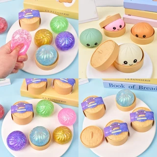 ETR Kawaii เค้กช้า Rising ความเครียดบรรเทาบีบของเล่นเด็ก PU Soft Dpression ของเล่นจําลองอาหารเค้กบีบของเล่น N