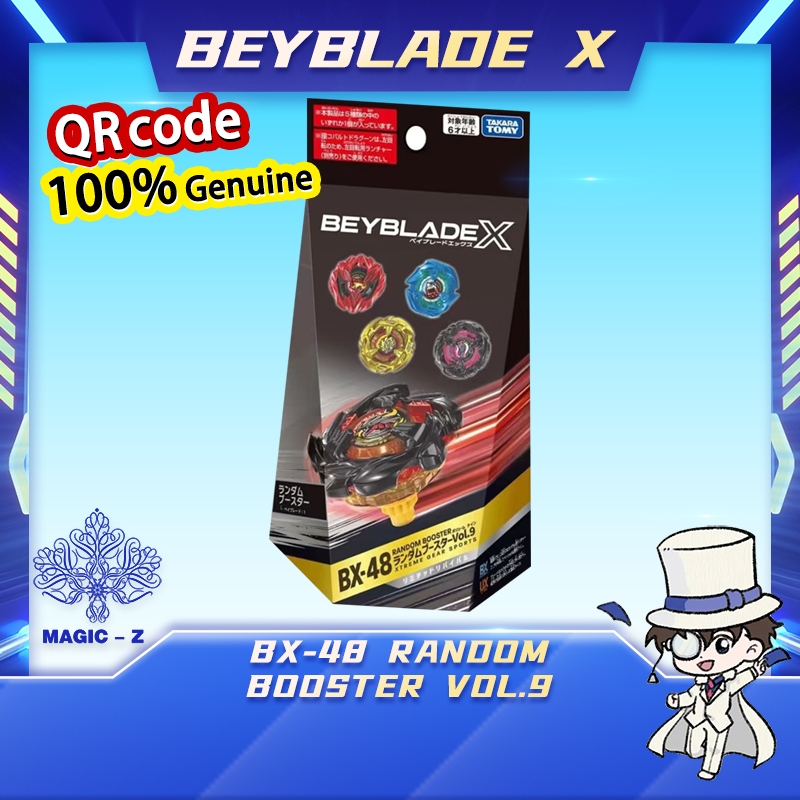 [Ready Stock, 100% Authentic]Beyblade X-BX-48 Random Booster Vol.9(HK Ver./Already unsealed)