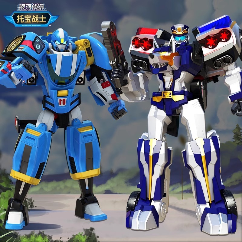 ของแท้ Mini Agent Team Toy Beastmaster Robot จระเข้ Lion King Mecha King Kong Wild Shark Man Mecha เปลี่ยนหุ่นยนต์เด็กเด็ก