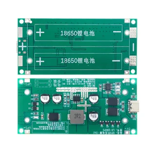 โมดูล UPS 15W 3A, โมดูลไฟสเต็ปอัพแบตเตอรี่ 18650, การชาร์จ Type-C, เอาต์พุต 5V 9V 12V, ไฟสํารองอัจฉริยะ, สต็อกพร้อม