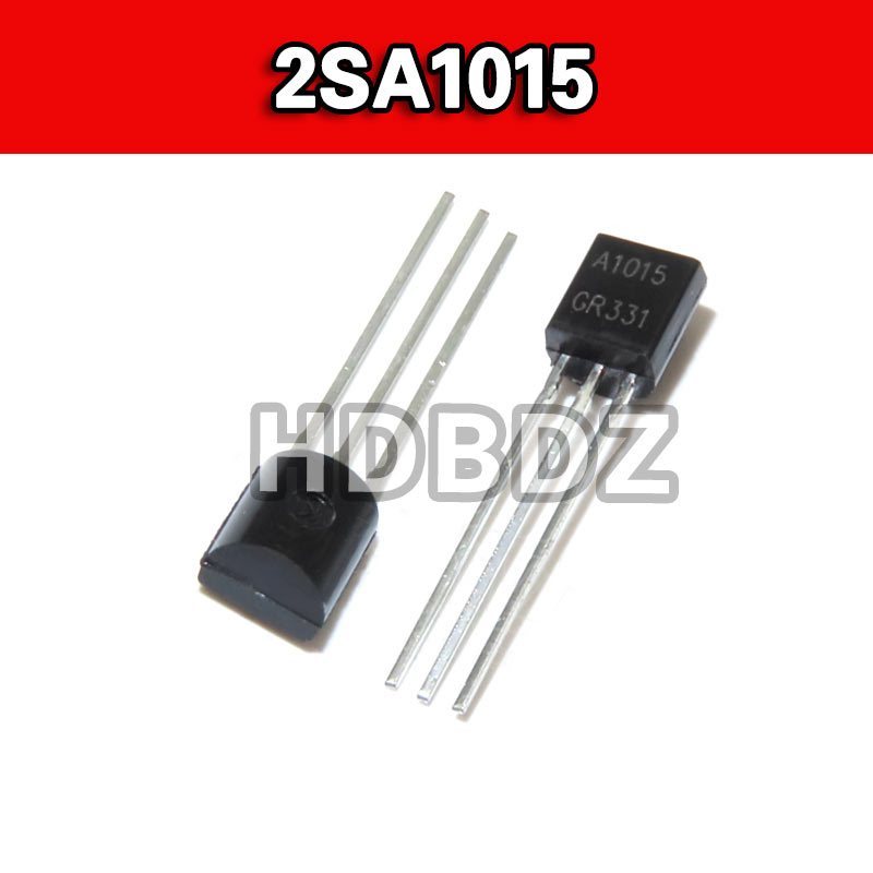 100pcs  2SA1015 A1015 TO92 0.15A/50V PNP Audio Power Tube Triod IC