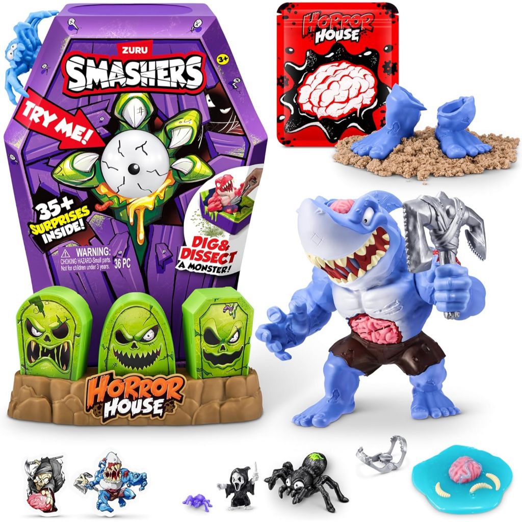 Smashers Mega Horror House (สีฟ้า) โดย ZURU, Interactive Toy, ของเล่นสะสมสําหรับเด็กและวัยรุ่น