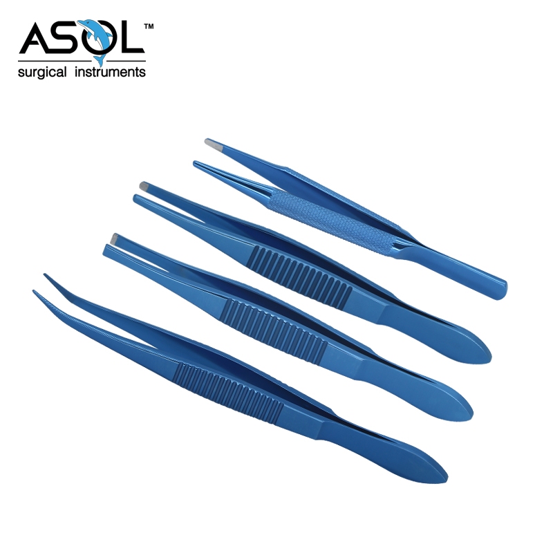 Cilia Forceps Premium Medical Titanium Ophthalmic Eyelash Eyebrows แหนบ