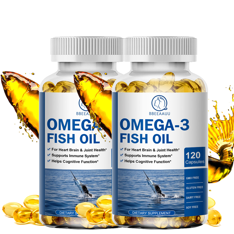 ซื้อ 1 แถม 1  Omega-3 Fish Oil, ลดกระหน่ํา,ช่วยฟังก์ชั่นความรู้ความเข้าใจ,รองรับระบบภูมิคุ้มกัน,Heart Brain & Joint Health,ได้รับการรับรองอย่างยั่งยืน,non-GMO ตรวจสอบแล้ว