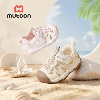 【Mutoon】รองเท้าแตะเด็กฤดูร้อน พื้นนุ่ม กันลื่น ระบายอากาศ สำหรับเด็กชายหญิง