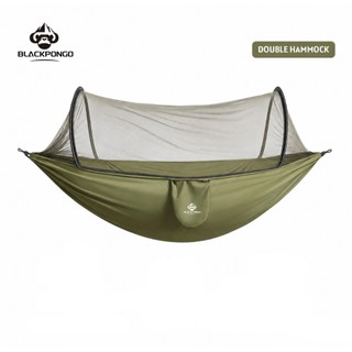 Blackpongo Fully Automatic Quick-opening Hammock With Mosquito Net Outdoor Nylon Cloth Camping Anti-mosquito Hammock