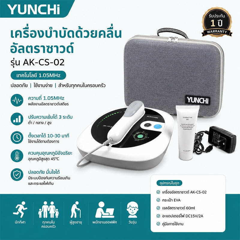 เครื่องมือกายภาพบําบัดอัลตราโซนิกอุปกรณ์นวด1เมกะเฮิรตซ์ความเข้มสําหรับกล้ามเนื้อข้อต่อบรรเทาอาการปวดยาเสพติด-ฟรีการดูแลส่วนบุคคลอัลตราซาวนด์เครื่องกายภาพบําบัด
