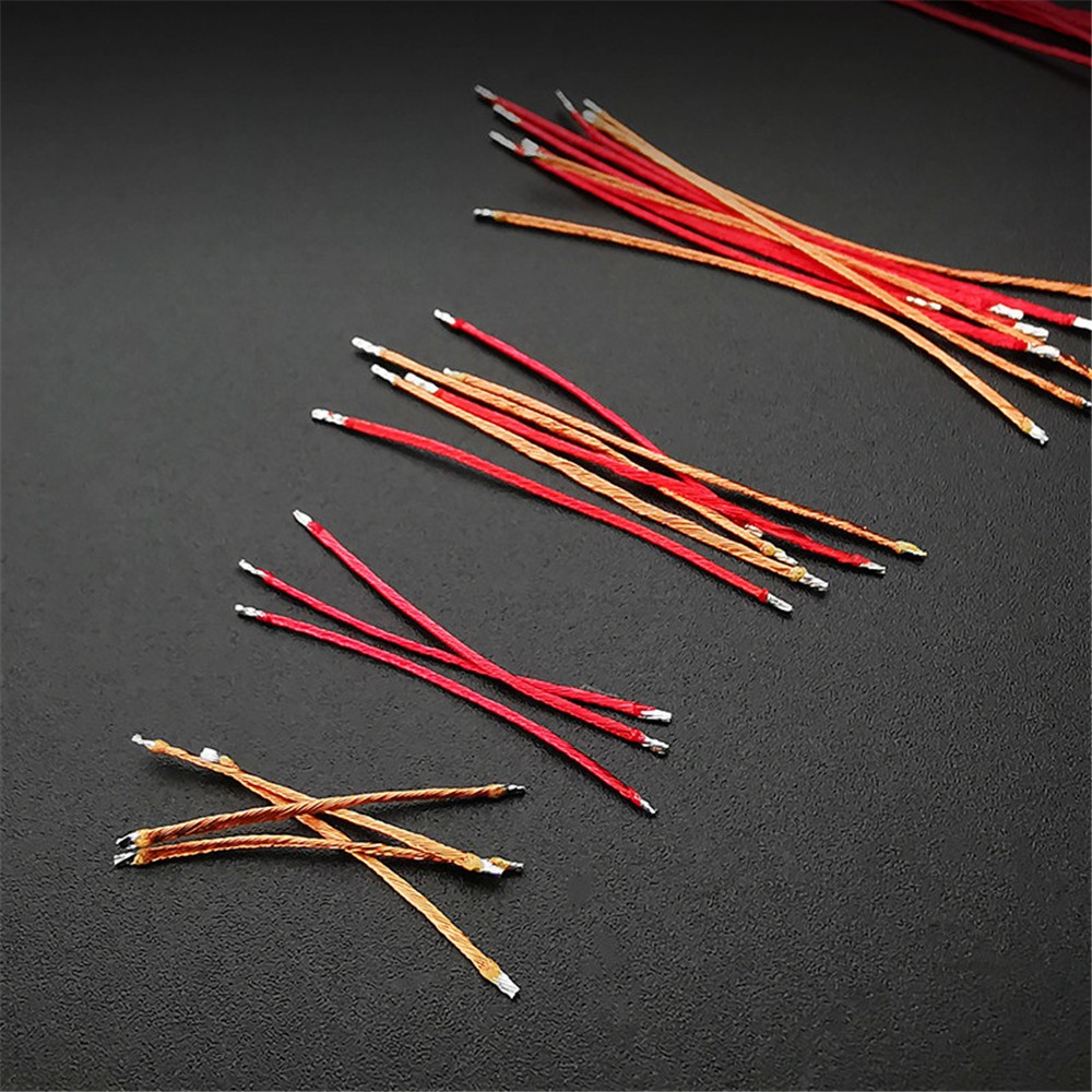 50 ชิ้น/ล็อต 15 มม.20 มม.42 มม.Diy หูฟังสายเชื่อม OFC เคลือบลวดอัพเกรดซ็อกเก็ต Pin Bridge สาย