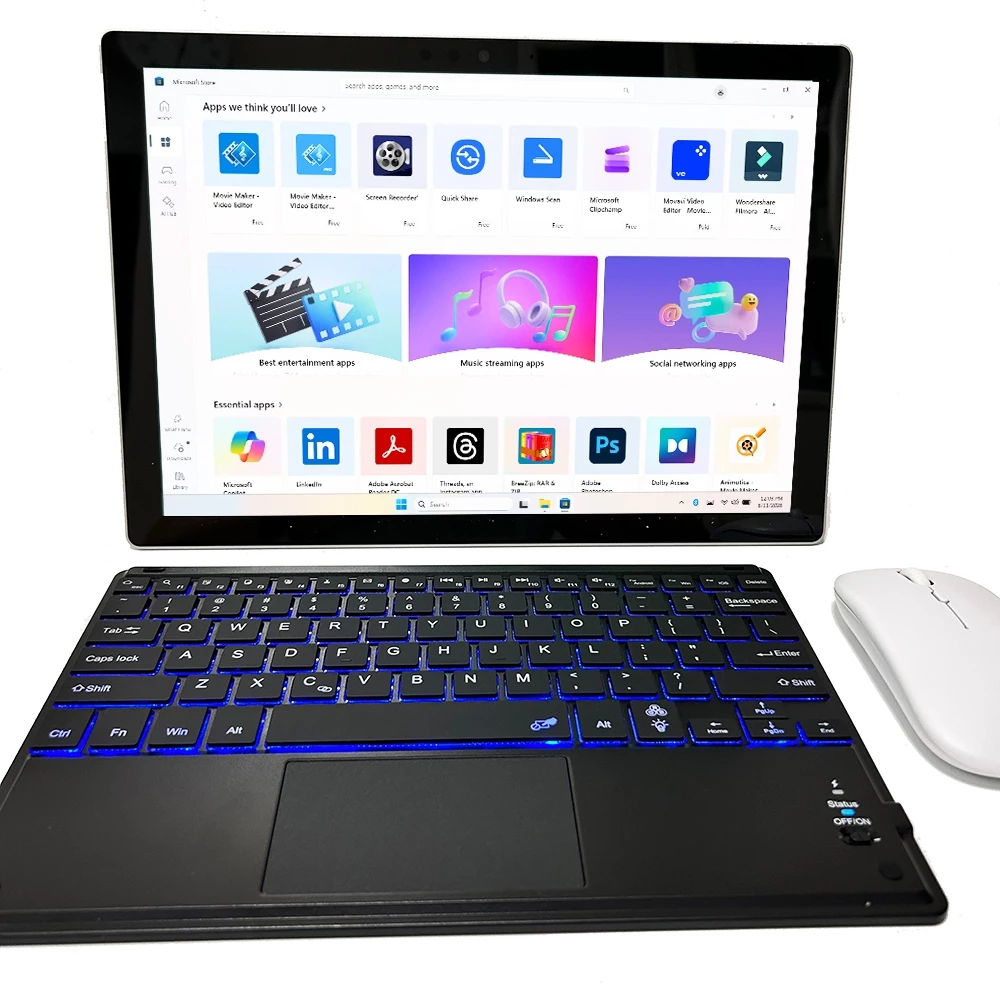 Microsoft Surface Pro 5th Gen Pro5 Intel Core i5 8GB RAM 256GB 12.3 "แท็บเล็ต 2K TouchScreen 7300U 2.6 GHz Windows 11 คอมพิวเตอร์ WiFi แล็ปท็อปใช้ thumbnail 10