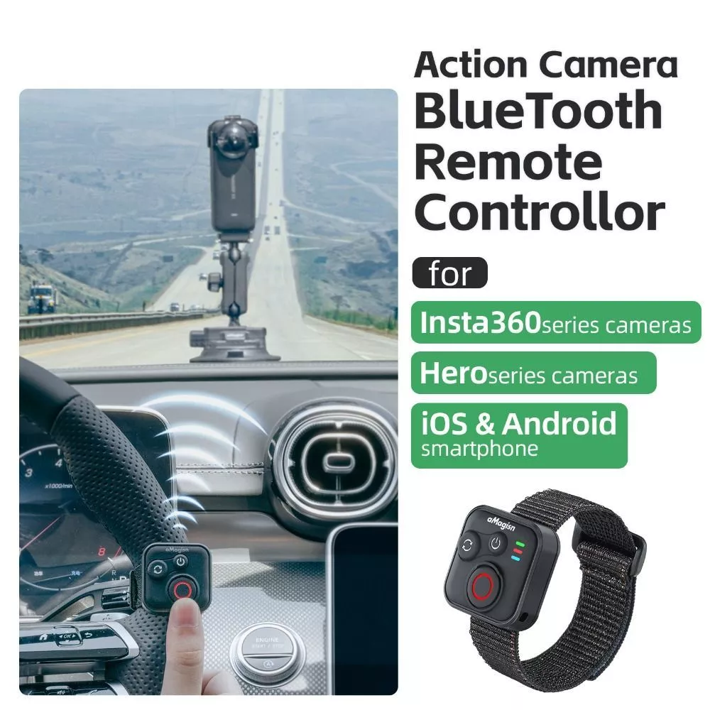 CODSUPE รีโมทบลูทูธ 50M สำหรับ Insta360 X5/X4/AcePro 2 thumbnail 10
