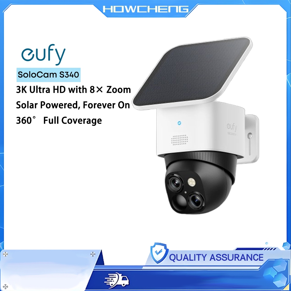 Eufy Security SoloCam S340, กล้องรักษาความปลอดภัยพลังงานแสงอาทิตย์ไร้สายกลางแจ้ง, กล้องสําหรับการรัก