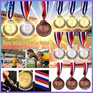 [จัดส่งในพื้นที่] เหรียญโลหะ 10 เหรียญรางวัลเหรียญรางวัล 2 นิ้วสำหรับผู้ชนะเลิศเกมในห้องเรียน [1-3 วันมาถึง]