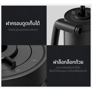Sidagar 1100มล แก้วเก็บความเย็น ความจุสูง เคลือบเซรามิก แก้วเก็บอุณหภูมิ กลางแจ้ง ถ้วยน้ำกีฬา Water Bottle