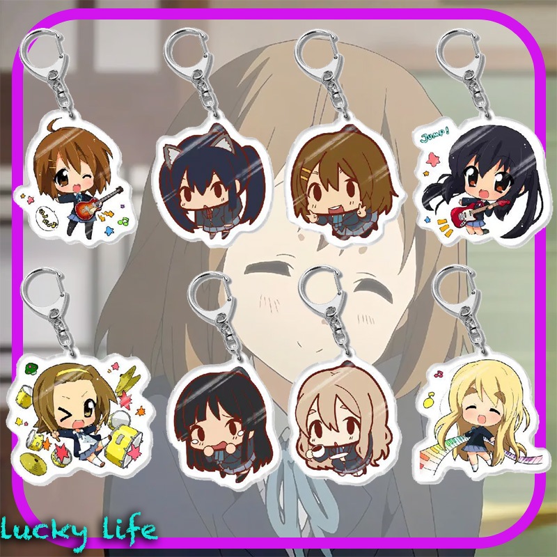 พวงกุญแจอนิเมะ K-On!Hirasawa Yui  จี้ห้อยกระเป๋าเป้นักเรียน