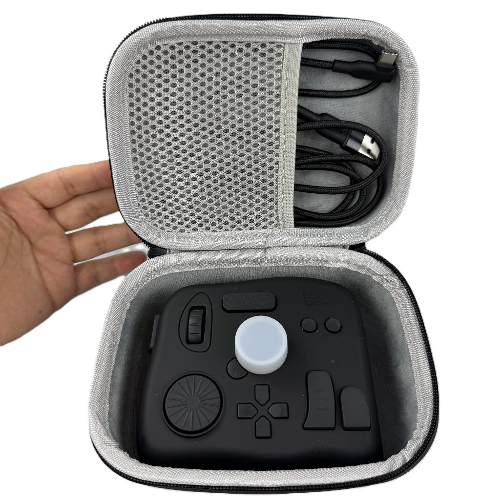 กระเป๋าเก็บป้องกันสําหรับ Tourbox Lite /Tourbox Neo Photo แก้ไขคีย์บอร์ดเสริมกันกระแทกพกพา