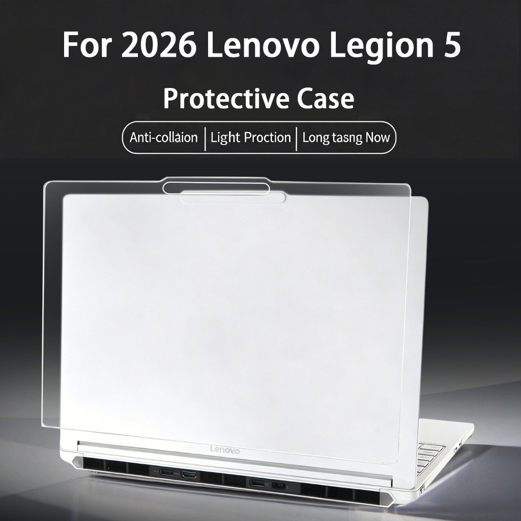 กรณีแล็ปท็อปสําหรับ 2026 Lenovo Legion 5 15.3 นิ้วป้องกัน Y7000X/R7000X โน้ตบุ๊ค Anti-Drop Matte โปร่งใส Full Enclosure กรณี