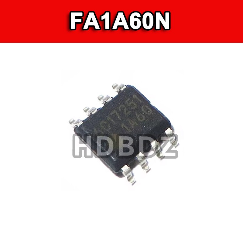 2~5PCS FA1A60N  SOP-8 1A60 ชิปการจัดการพลังงาน IC SMD