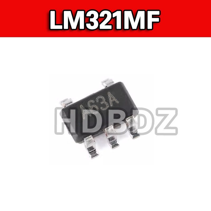 50~100PCS LM321MF LM321MFX A63A SOT-23-5 ชิปเครื่องขยายเสียง IC SMD