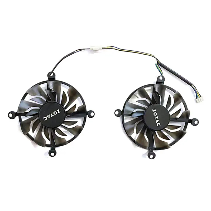 4 pin cooler พัดลมสําหรับ Zotac GTX 1060 GTX960 GTX950 กราฟิกการ์ดพัดลมระบายความร้อน GTX 1060 960 95