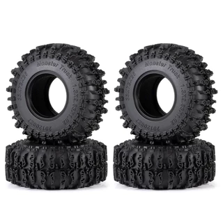 4PCS 1.3 "72 มม.ยางนุ่ม RC Crawler ยาง, Off-Road Terrain Tyres สําหรับ TRX4M SCX24, ประสิทธิภาพด้ามจับสูง