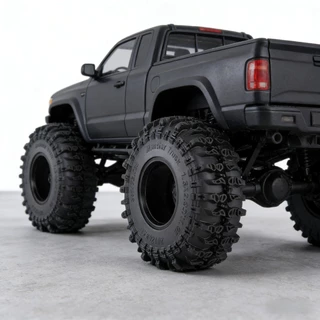4PCS 1.3 "72 มม.ยางนุ่ม RC Crawler ยาง, Off-Road Terrain Tyres สําหรับ TRX4M SCX24, ประสิทธิภาพด้ามจับสูง