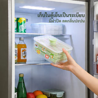 ถาดน้ำแข็งแท่ง 3 ชั้น พร้อมฝาปิด ทำน้ำแข็งทรงยาว สำหรับขวดน้ำ เครื่องดื่มเย็น ส่งจากไทย