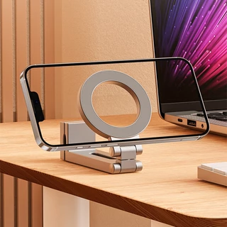 ขาตั้งโทรศัพท์ พับได้ 360° ปรับได้ สากล สําหรับโทรศัพท์ แท็บเล็ต มั่นคง และพกพาได้