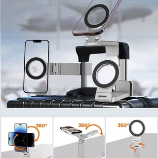 ขาตั้งโทรศัพท์ พับได้ 360° ปรับได้ สากล สําหรับโทรศัพท์ แท็บเล็ต มั่นคง และพกพาได้